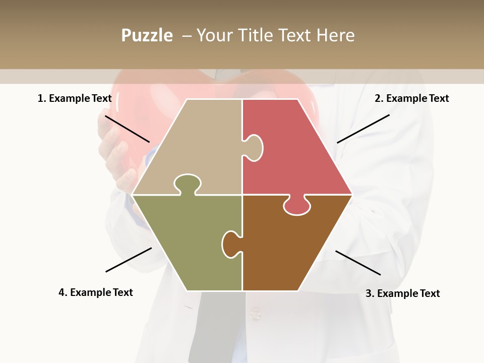 Cheerful Employee Doctor PowerPoint Template