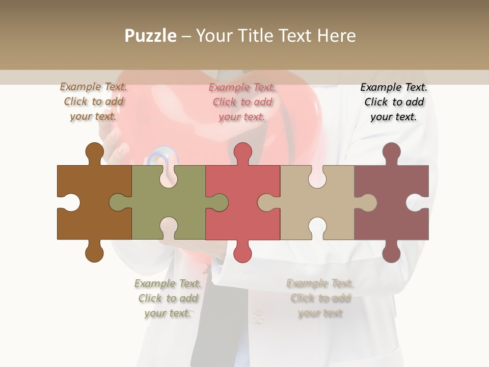 Cheerful Employee Doctor PowerPoint Template