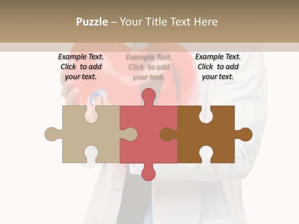 Cheerful Employee Doctor PowerPoint Template