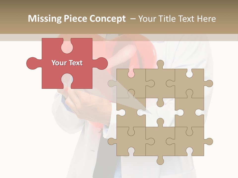 Cheerful Employee Doctor PowerPoint Template