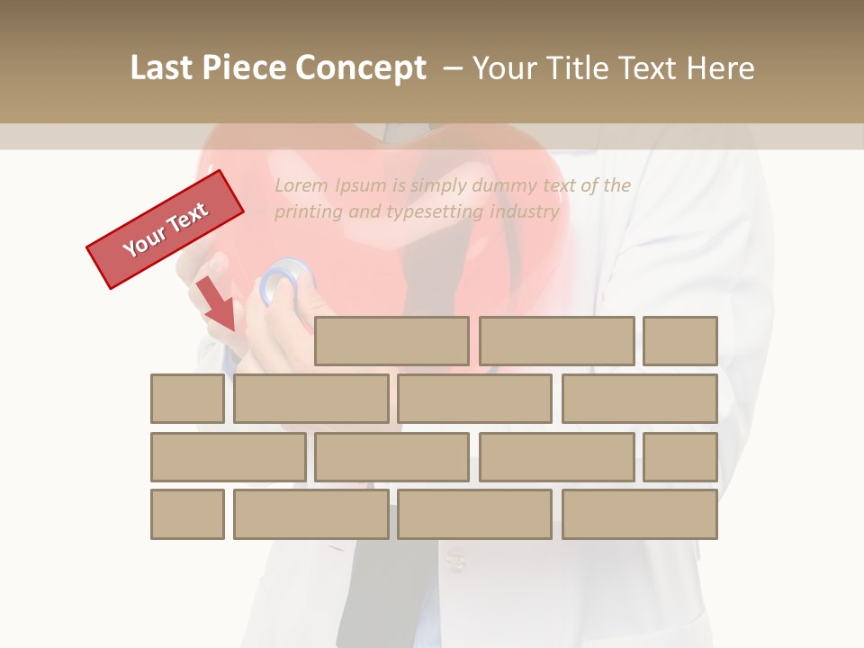 Cheerful Employee Doctor PowerPoint Template