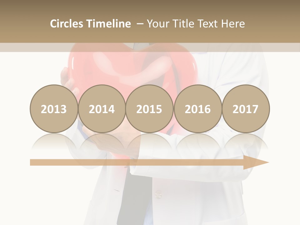 Cheerful Employee Doctor PowerPoint Template