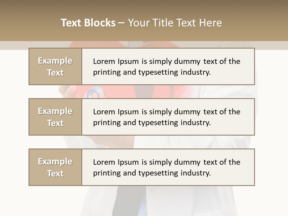 Cheerful Employee Doctor PowerPoint Template