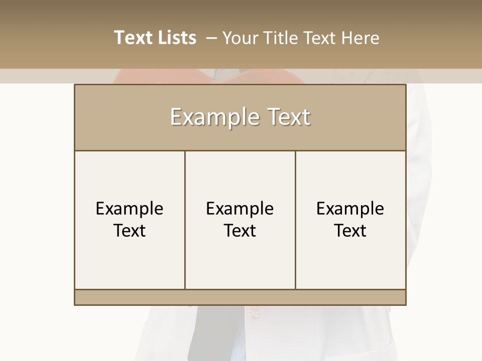 Cheerful Employee Doctor PowerPoint Template