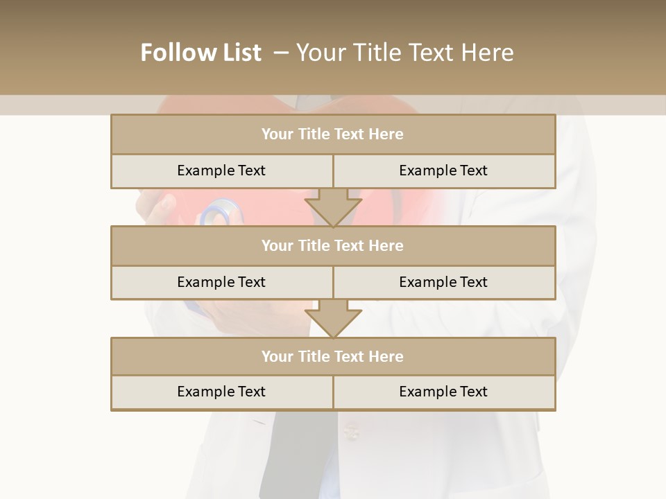 Cheerful Employee Doctor PowerPoint Template