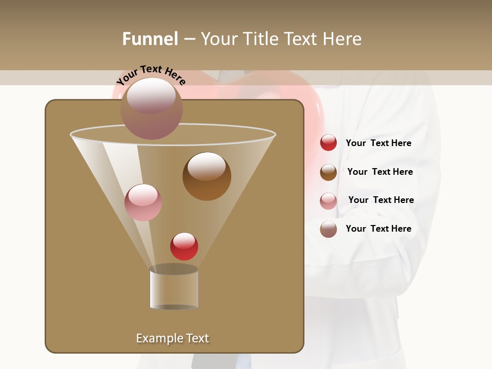 Cheerful Employee Doctor PowerPoint Template