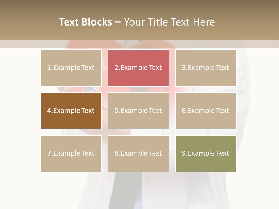 Cheerful Employee Doctor PowerPoint Template