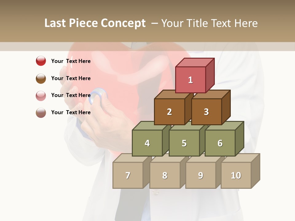 Cheerful Employee Doctor PowerPoint Template