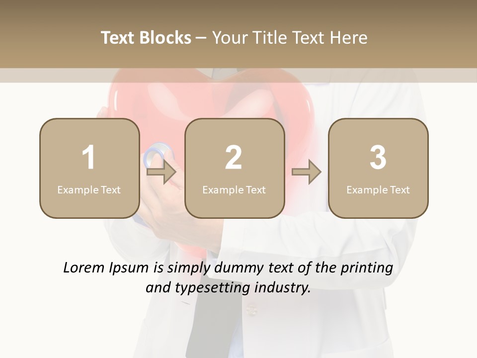 Cheerful Employee Doctor PowerPoint Template