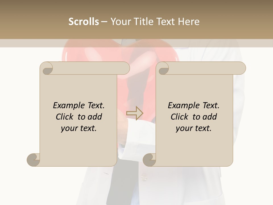 Cheerful Employee Doctor PowerPoint Template