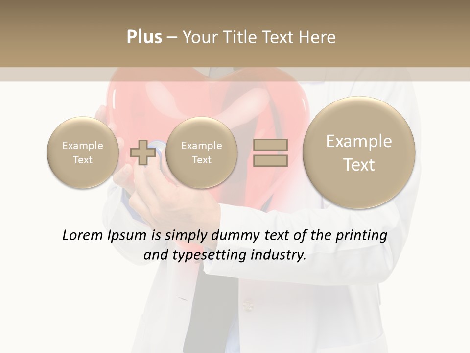 Cheerful Employee Doctor PowerPoint Template