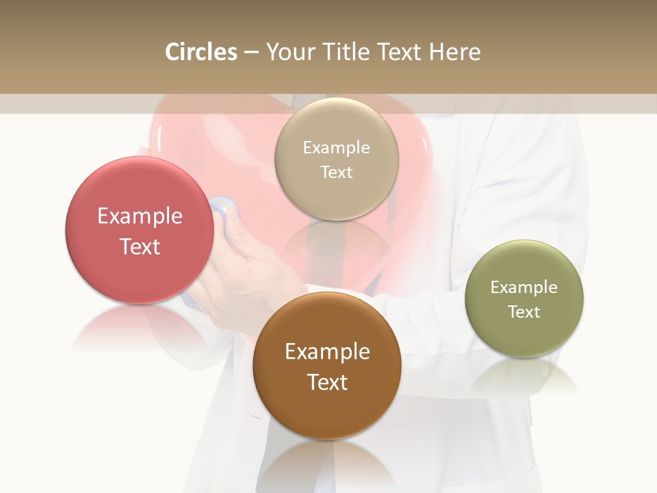 Cheerful Employee Doctor PowerPoint Template