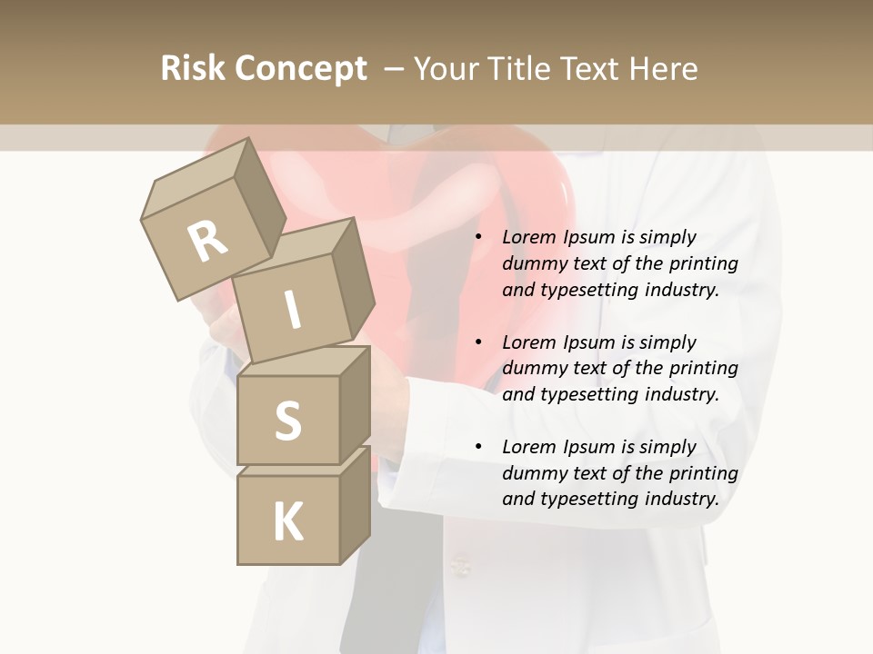 Cheerful Employee Doctor PowerPoint Template