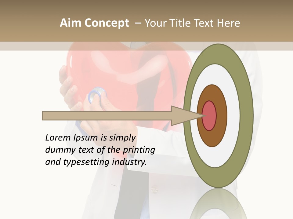 Cheerful Employee Doctor PowerPoint Template