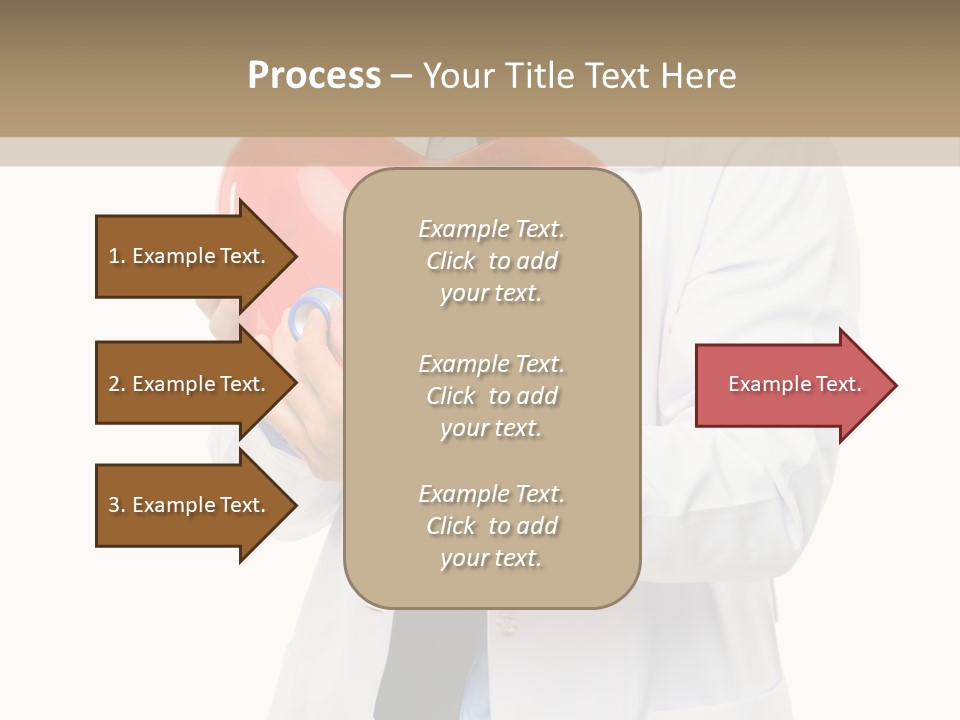 Cheerful Employee Doctor PowerPoint Template