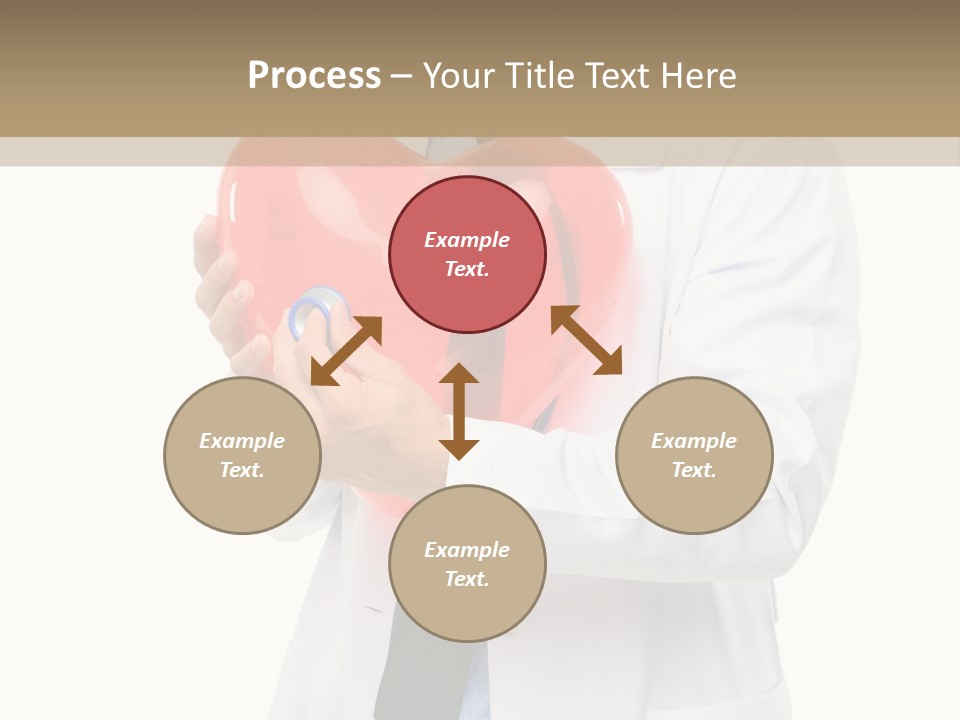 Cheerful Employee Doctor PowerPoint Template