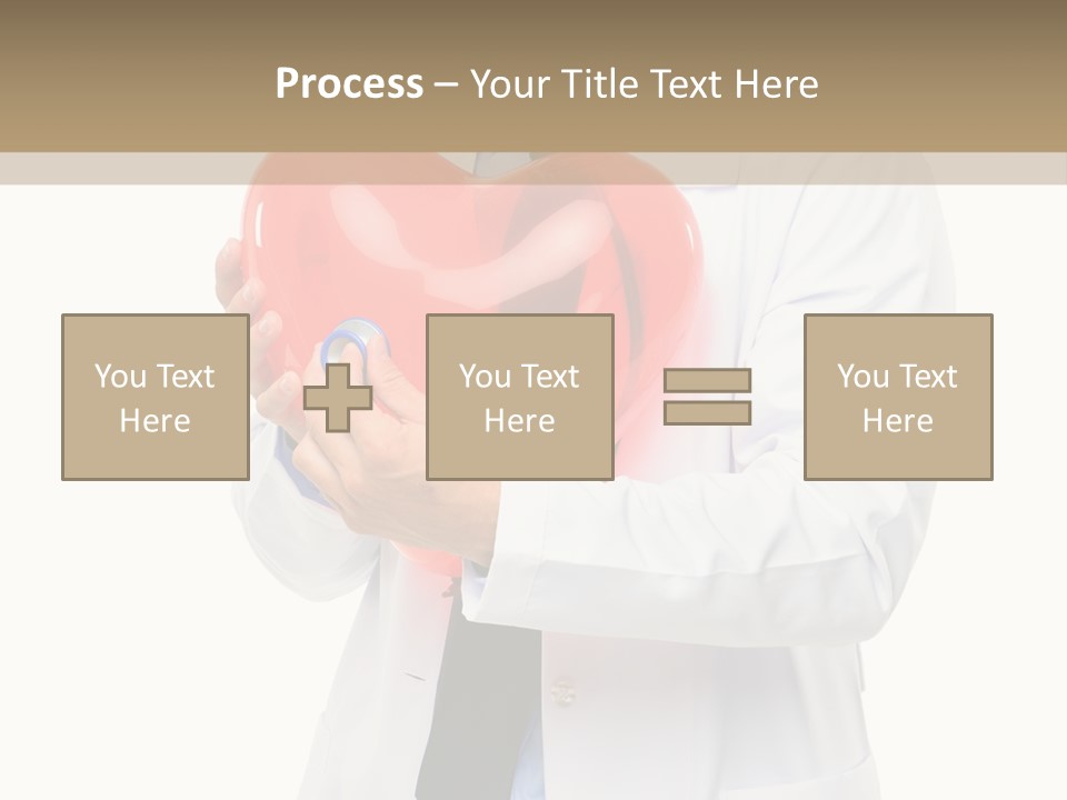 Cheerful Employee Doctor PowerPoint Template