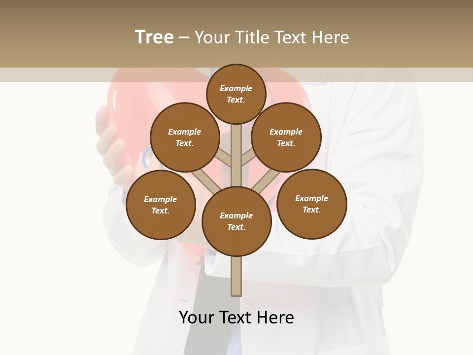 Cheerful Employee Doctor PowerPoint Template