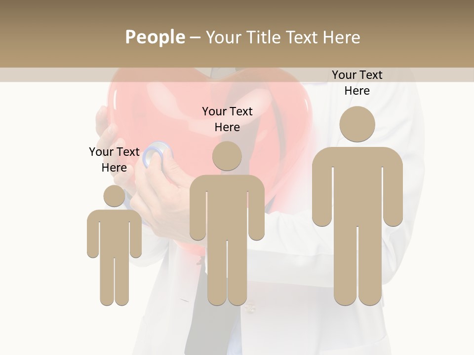 Cheerful Employee Doctor PowerPoint Template