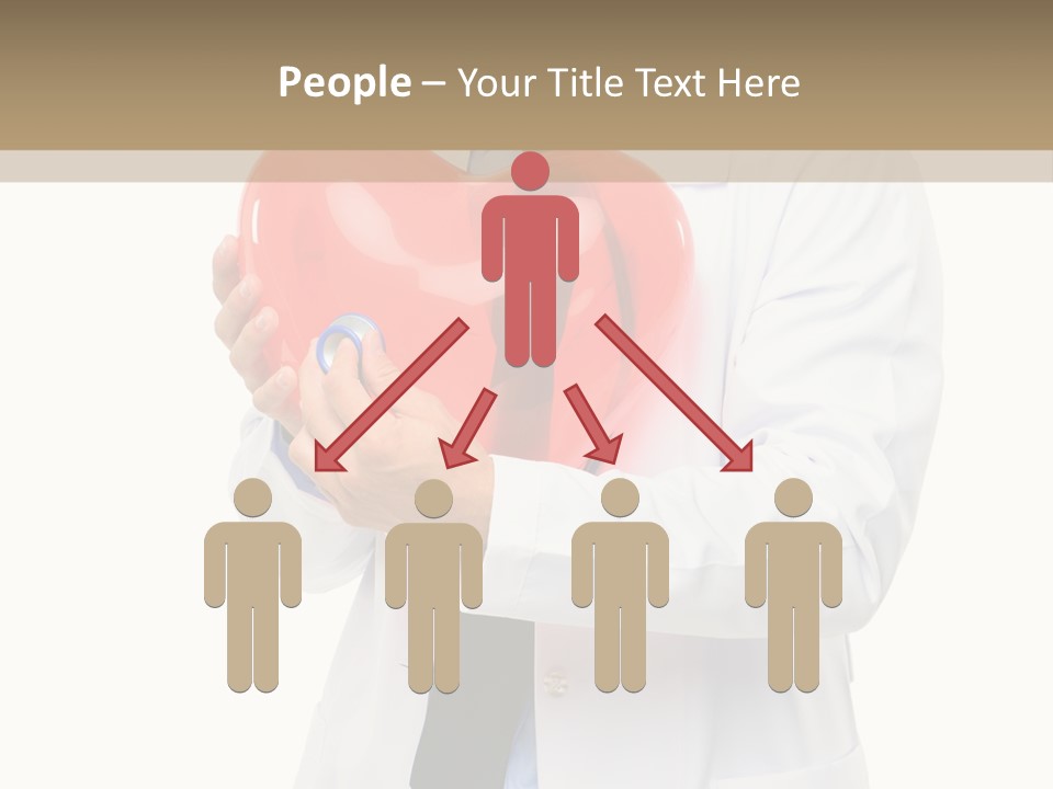 Cheerful Employee Doctor PowerPoint Template