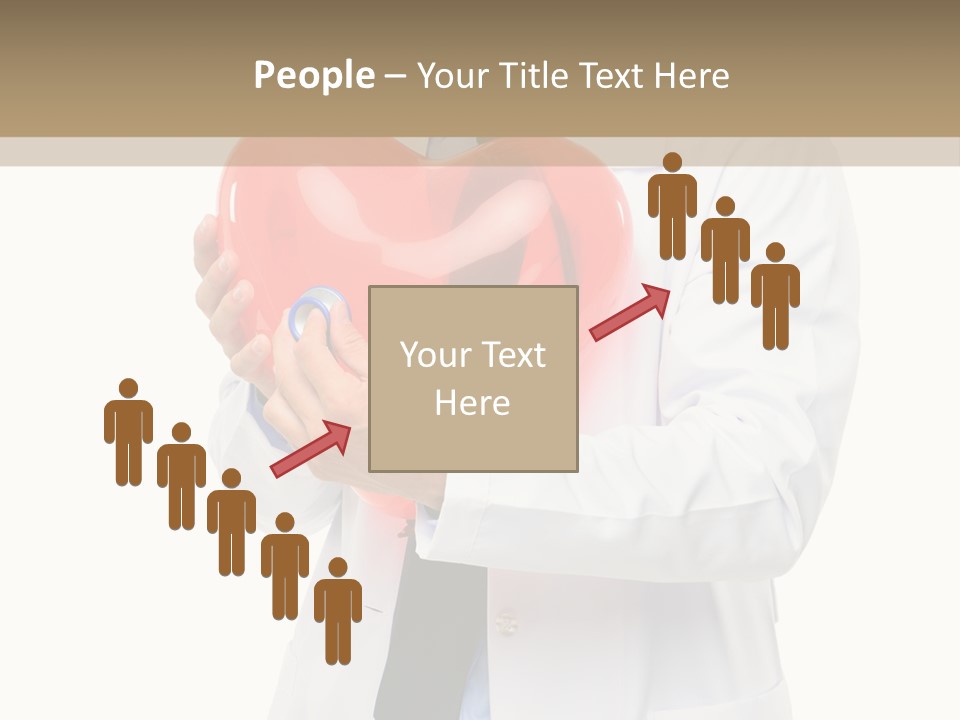 Cheerful Employee Doctor PowerPoint Template