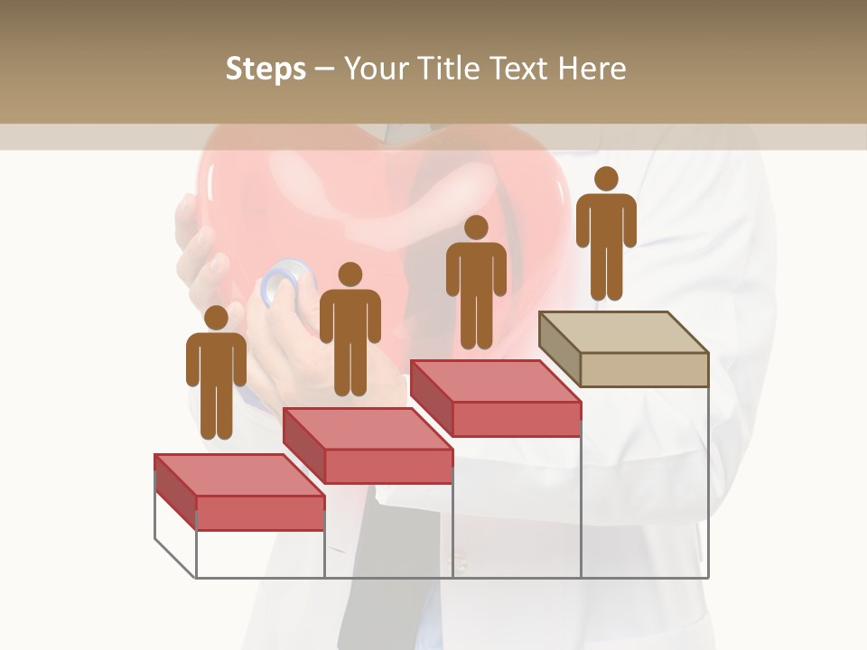 Cheerful Employee Doctor PowerPoint Template