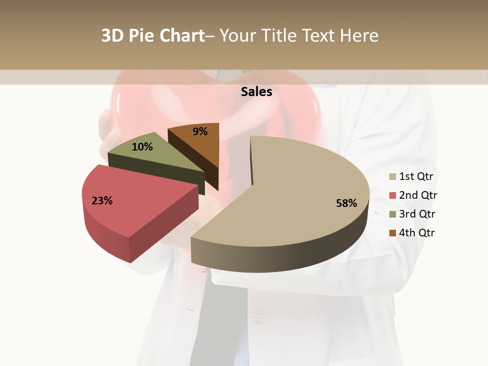 Cheerful Employee Doctor PowerPoint Template