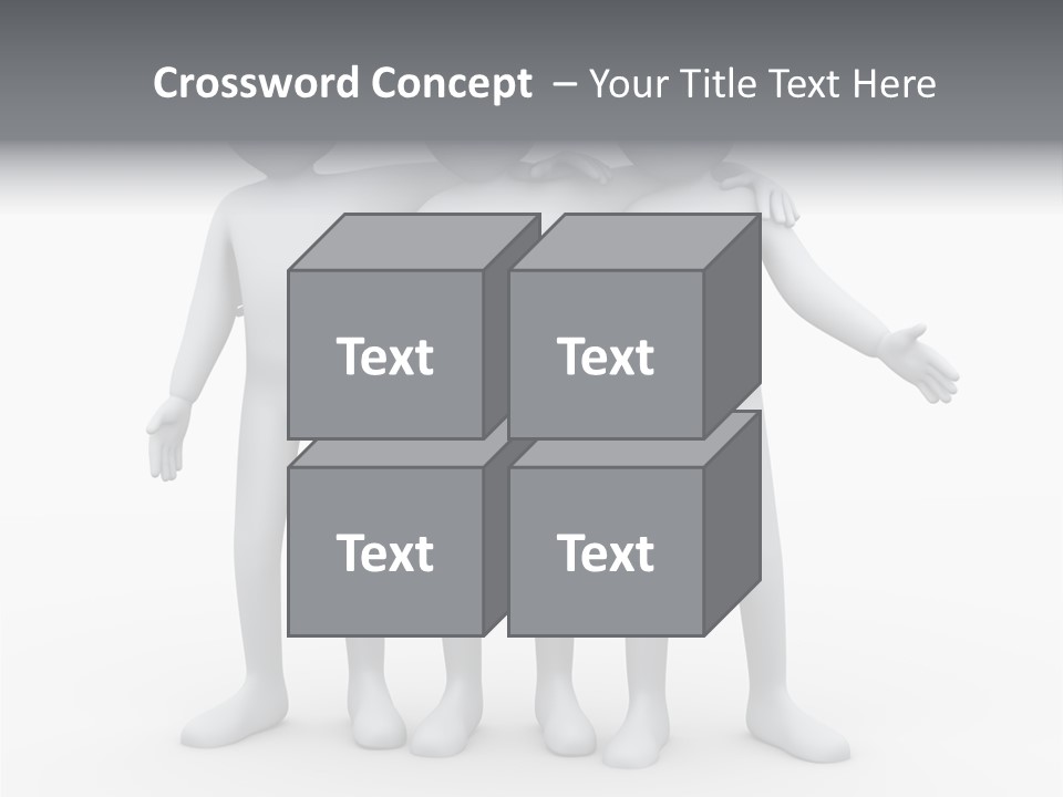 Illustration Emotion Team PowerPoint Template