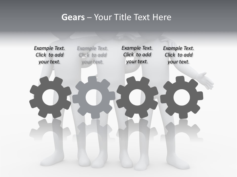 Illustration Emotion Team PowerPoint Template