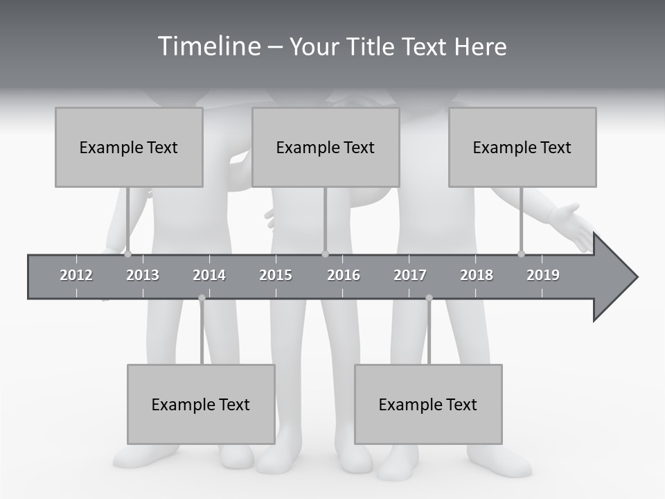 Illustration Emotion Team PowerPoint Template