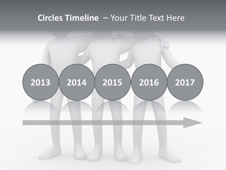 Illustration Emotion Team PowerPoint Template