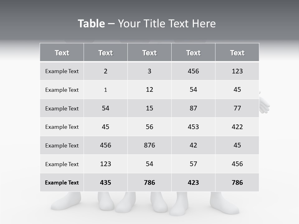 Illustration Emotion Team PowerPoint Template