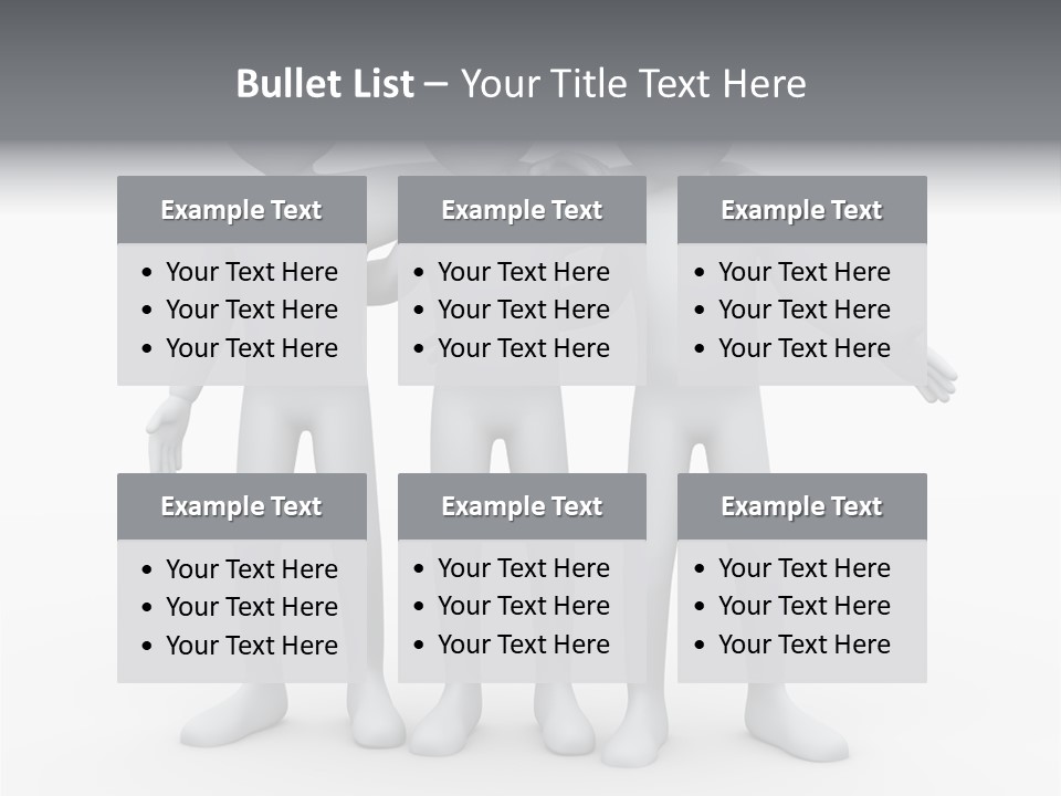 Illustration Emotion Team PowerPoint Template