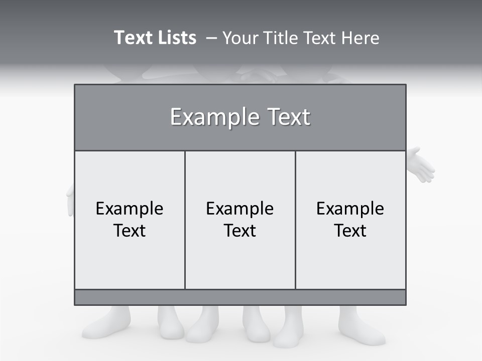 Illustration Emotion Team PowerPoint Template