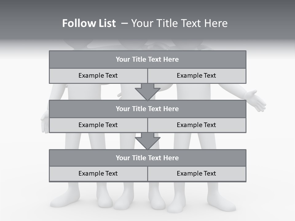 Illustration Emotion Team PowerPoint Template