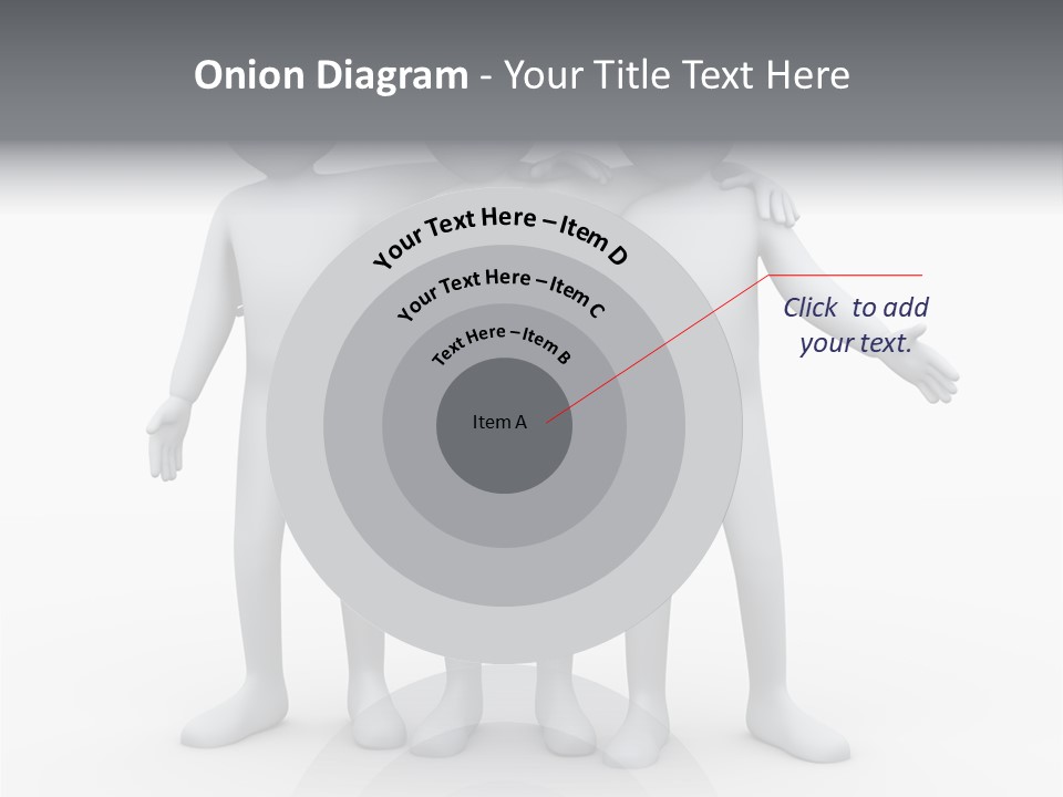 Illustration Emotion Team PowerPoint Template