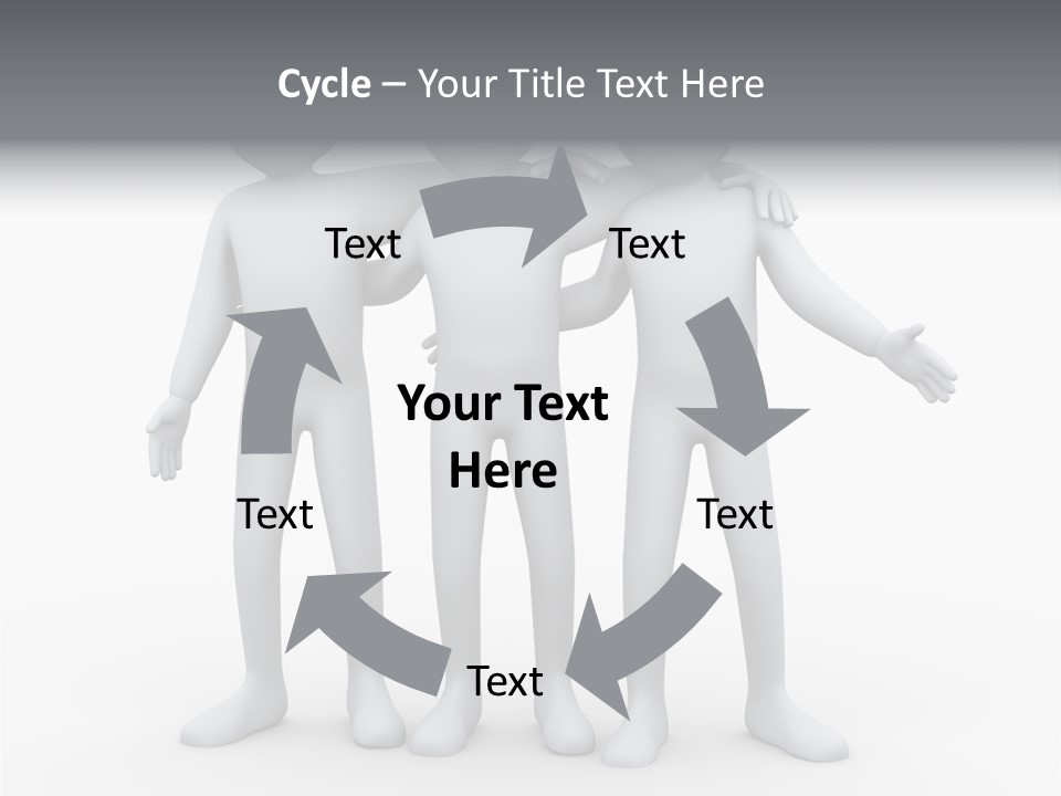Illustration Emotion Team PowerPoint Template