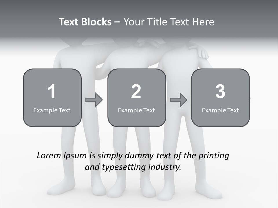 Illustration Emotion Team PowerPoint Template
