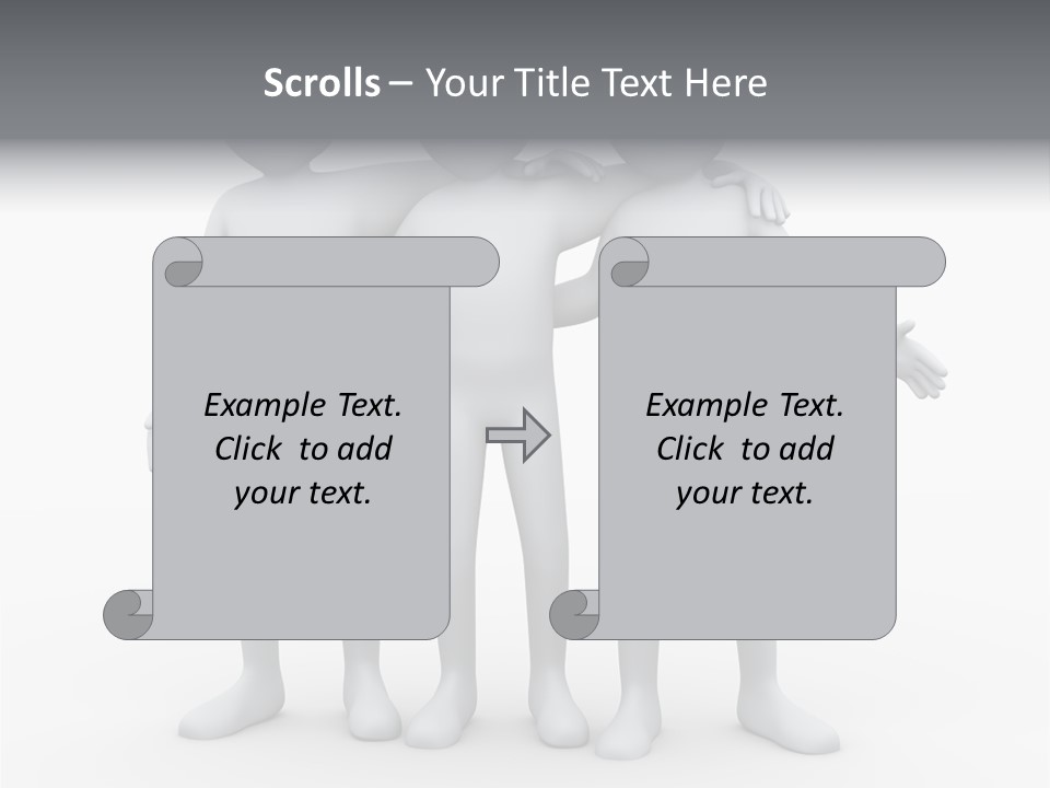 Illustration Emotion Team PowerPoint Template