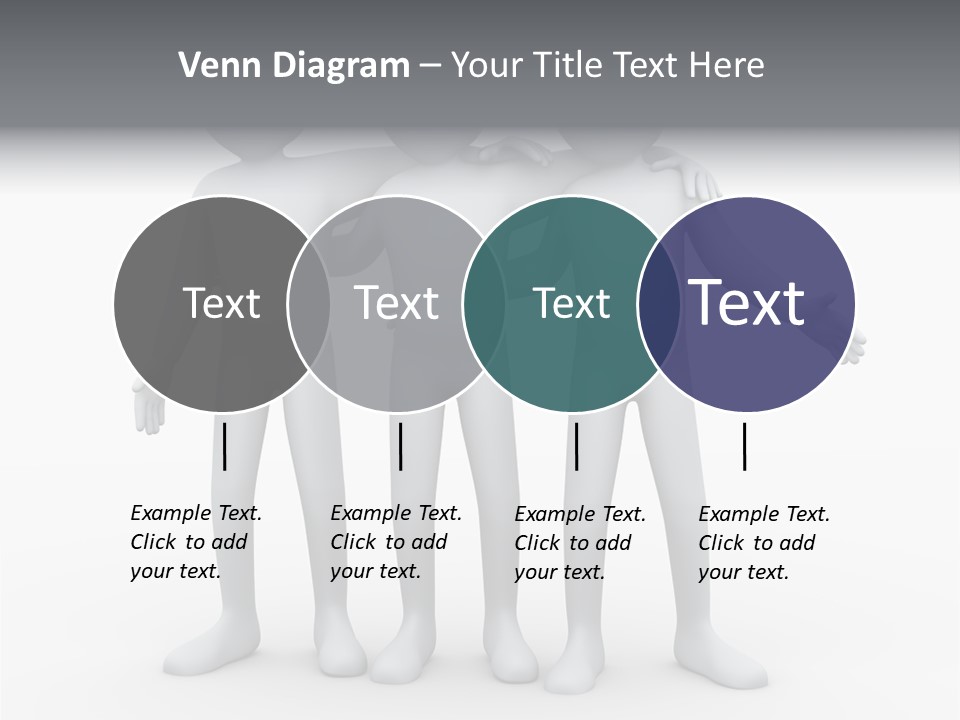 Illustration Emotion Team PowerPoint Template
