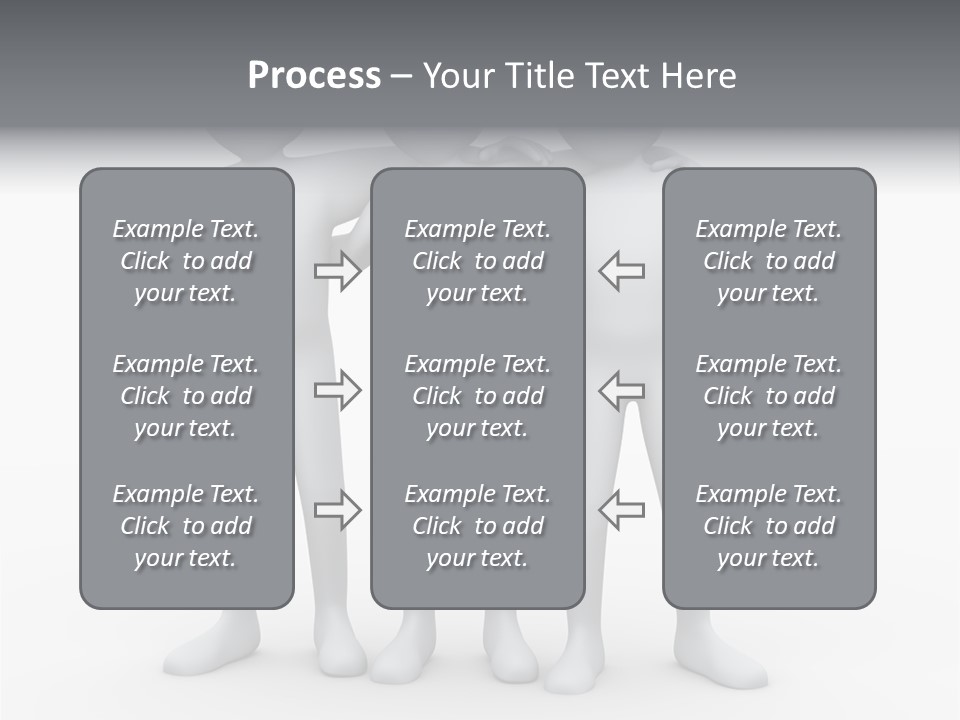 Illustration Emotion Team PowerPoint Template