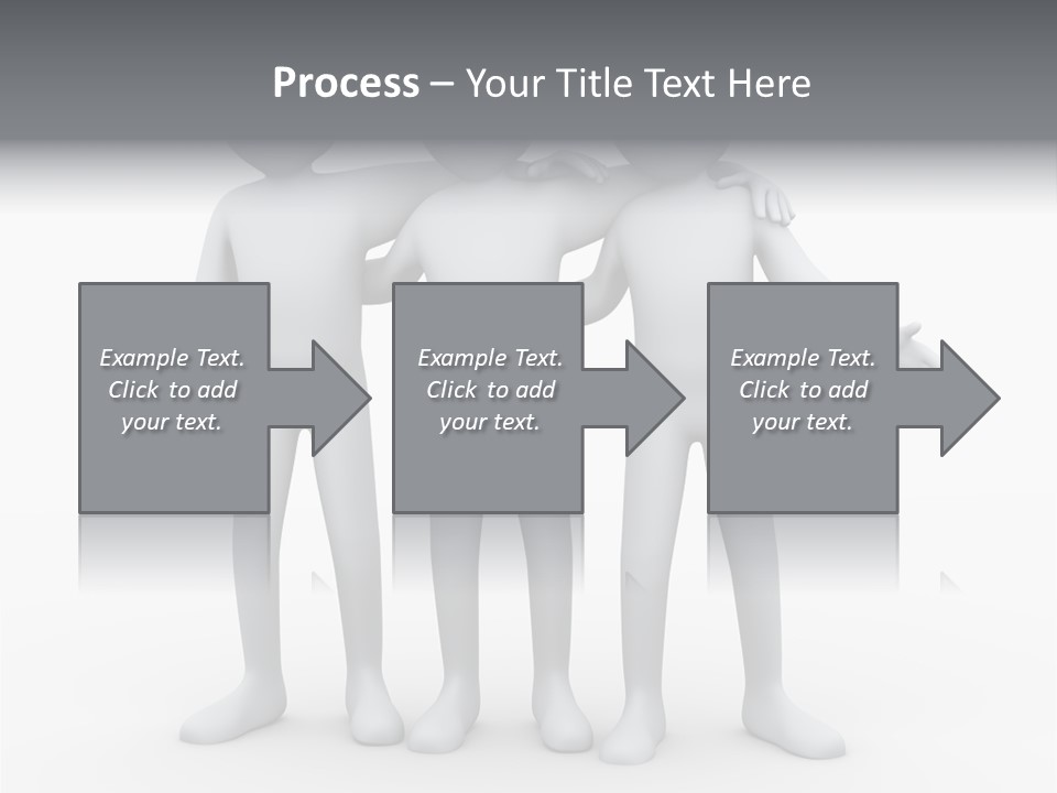 Illustration Emotion Team PowerPoint Template