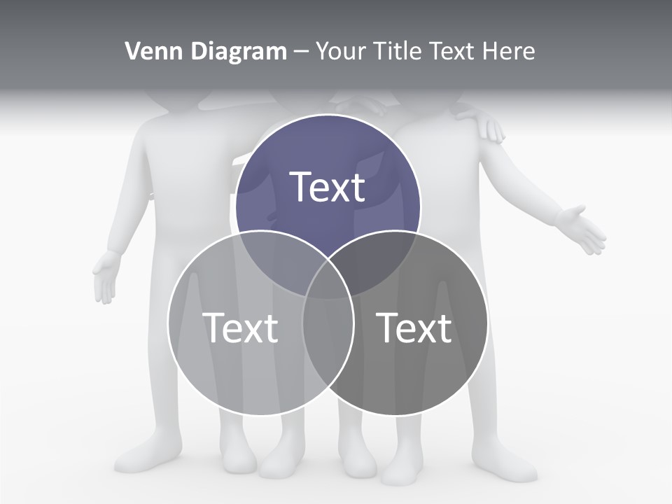 Illustration Emotion Team PowerPoint Template
