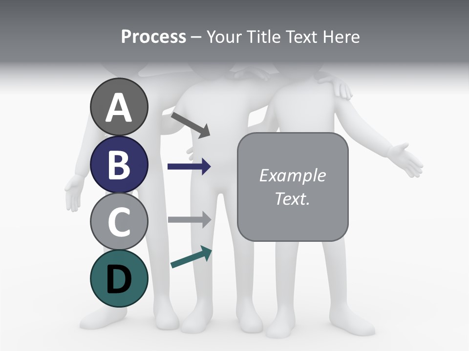 Illustration Emotion Team PowerPoint Template