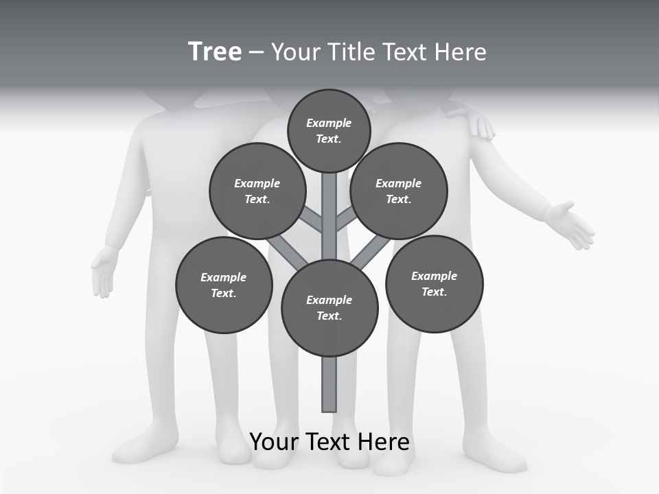 Illustration Emotion Team PowerPoint Template