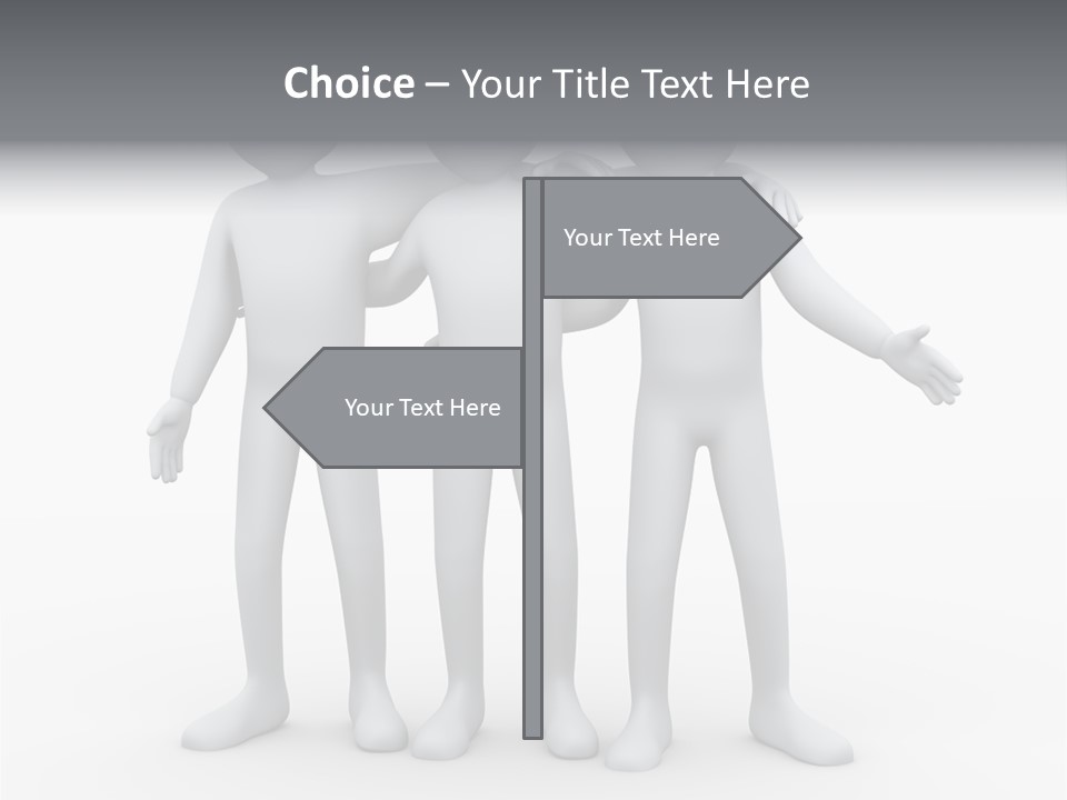 Illustration Emotion Team PowerPoint Template