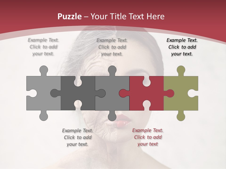 Lady Human Grandparent PowerPoint Template