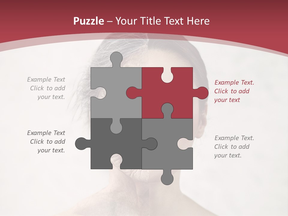 Lady Human Grandparent PowerPoint Template