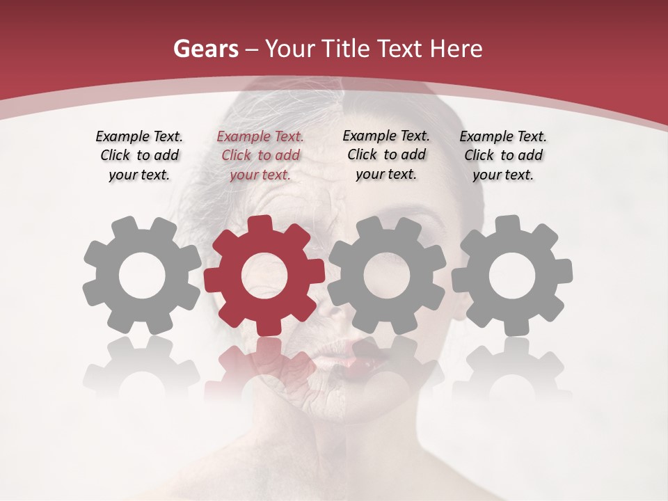 Lady Human Grandparent PowerPoint Template