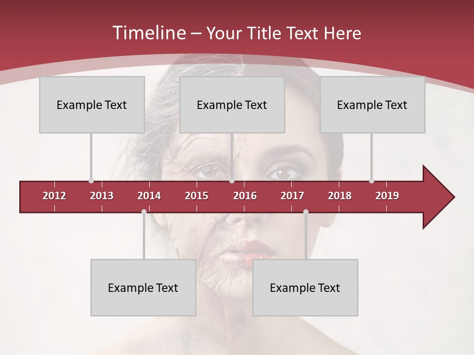 Lady Human Grandparent PowerPoint Template